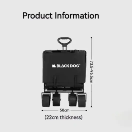 چرخ دستی تاشو بلک داگ مدل CBD2450JJ035 اورجینال
