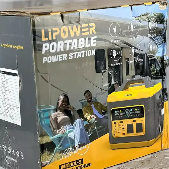 پاور استیشن 1200 وات لی پاور قابل حمل مدل M1200L-S اورجینال