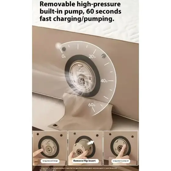 تشک بادی 3 نفره نیچرهایک مدل CNK2550WS024 اورجینالضخامت 20 سانت و 30 سانت