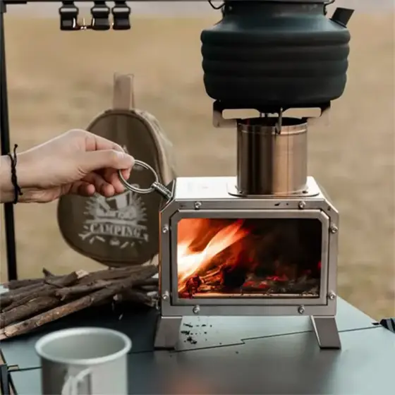 بخاری هیزمی کمپینگ ماونتین هایکر مدل SZK803